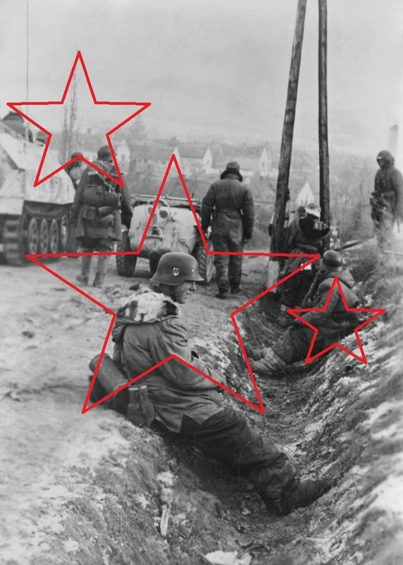 WEHRMACHT VW-KÜBELWAGEN SCHWIMMWAGEN TYP166 RÜCK