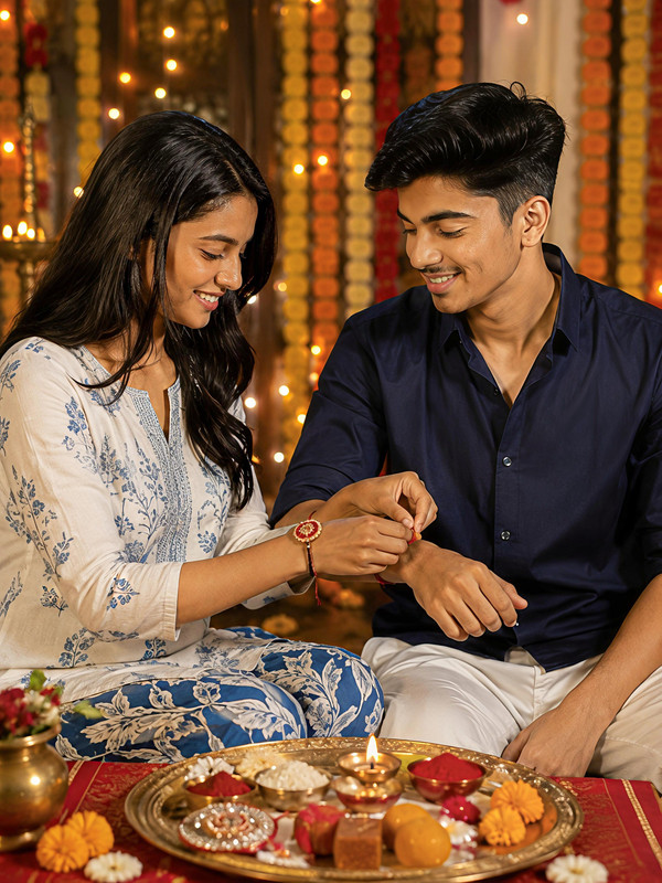 Raksha Bandhan Celebration | PromptGet