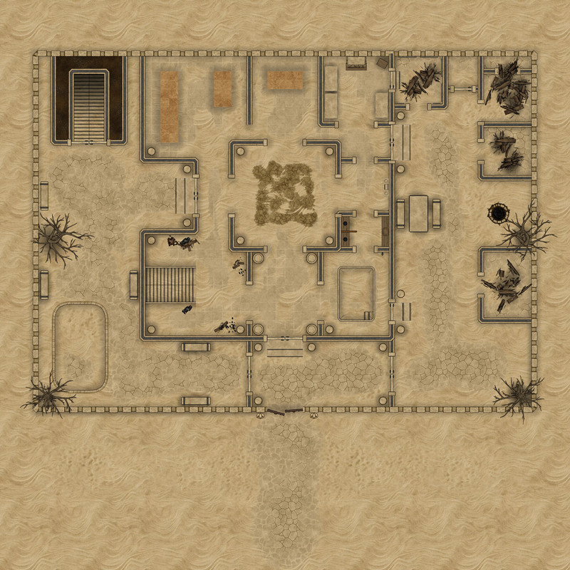 House Of Patheru 32x32 Ground nogrid lights