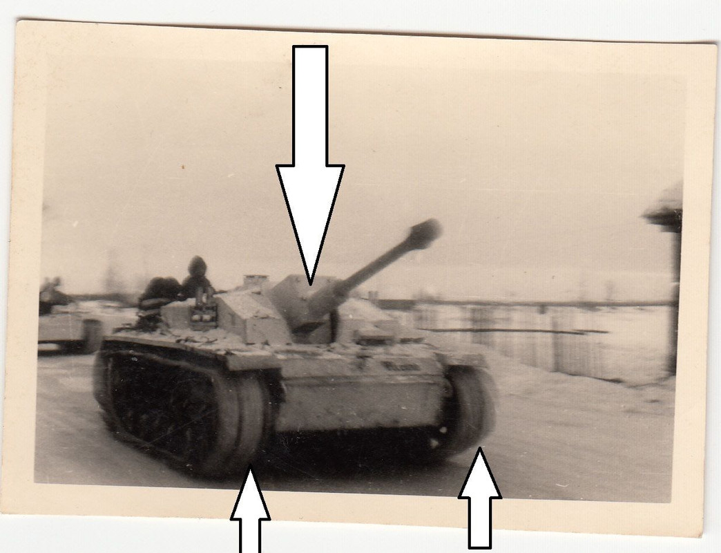 Panzer Sturmgeschütz Langrohr Ostfront weisse Ta