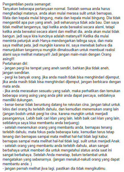Cerita seorang wanita hampir terkena hipnotis di stasiun.