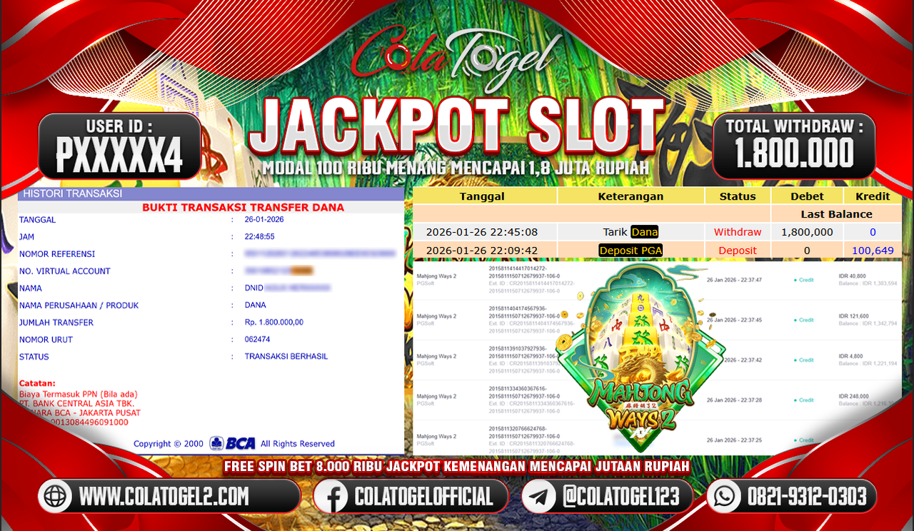 JACKPOT SLOT GACOR!!