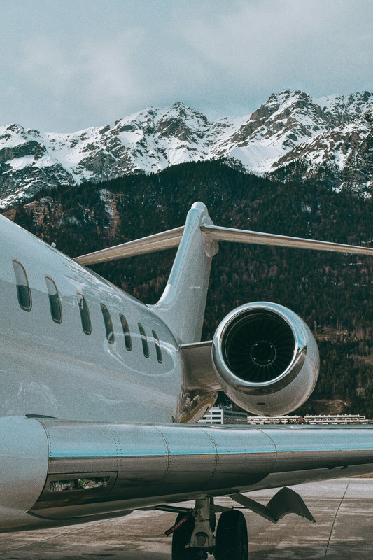 Private Jet Silhouette - Bucography