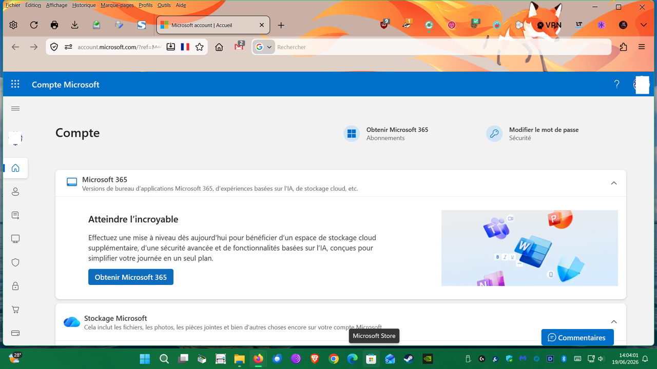 mon compte microsoft