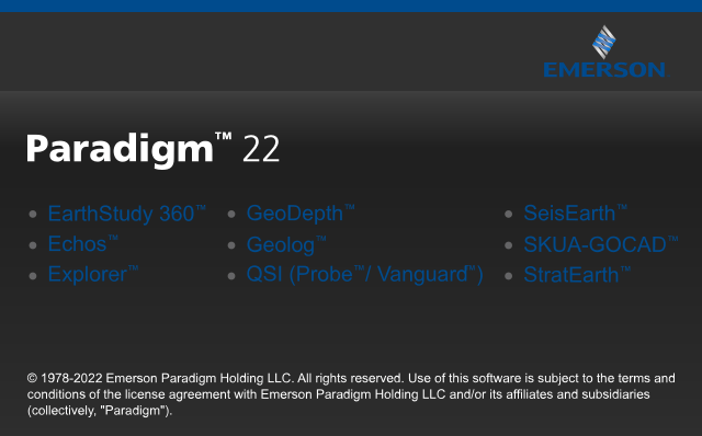 Emerson Paradigm 22 build 2022.06.20 (x64)