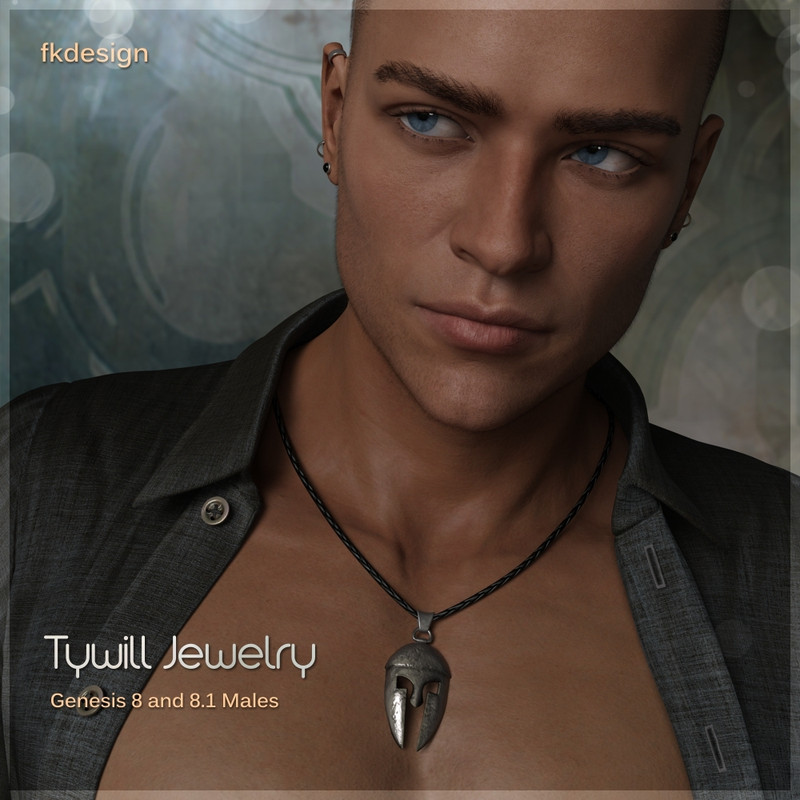Tywill Jewelry for Genesis 8 and 8.1 Males