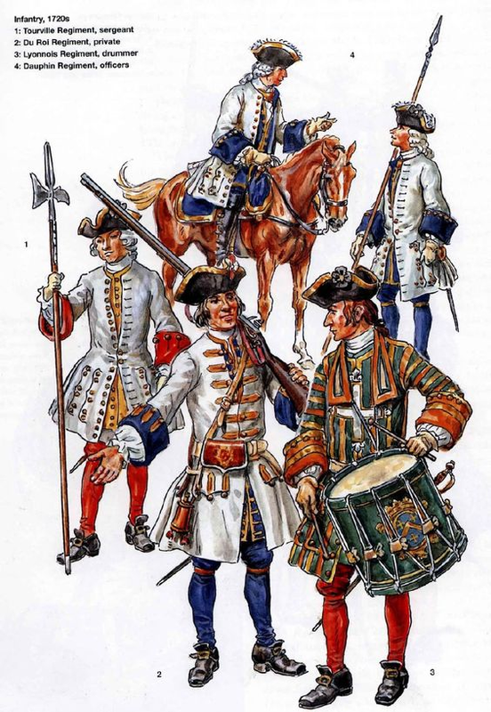 ejercito-frances-en-1720