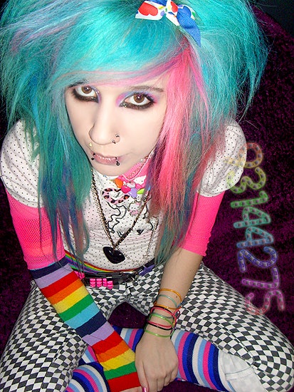 Emo hair
