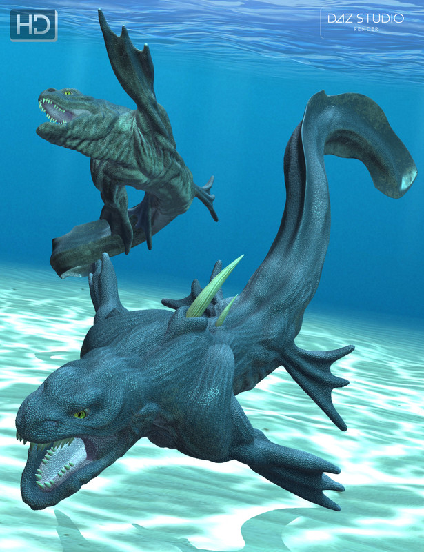 01 deep sea dragon daz3d