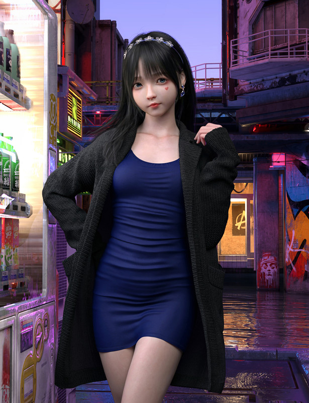 dForce SU Fall Fashion Set for Genesis 9, 8.1, and 8 Female