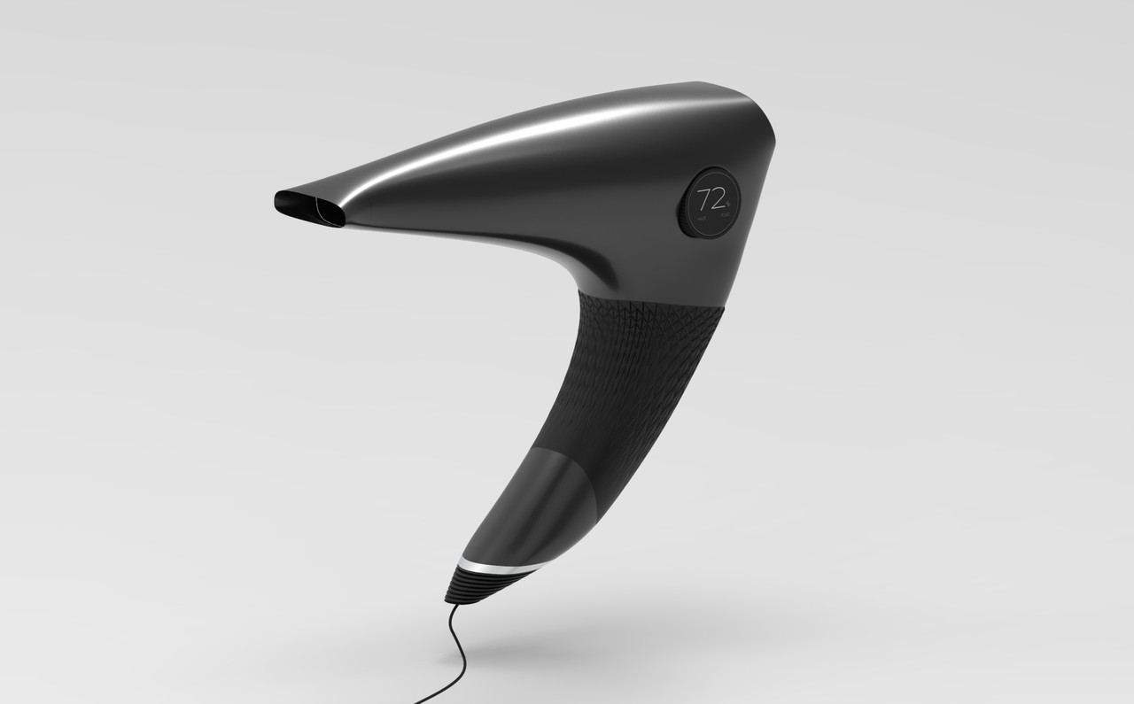 Hair Dryer Concept — Product Design by RenForm Stockholm Design Studio, image 4