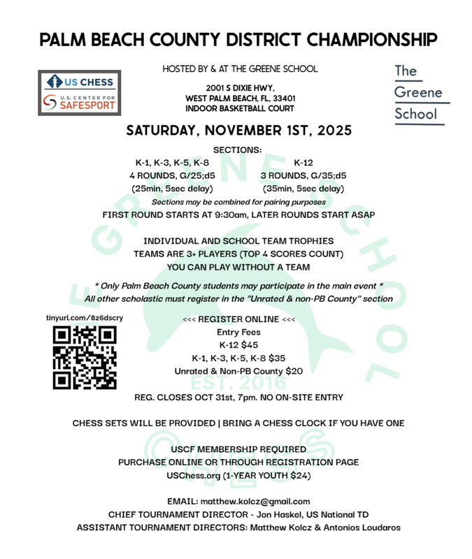 Chess Tournament Flyer