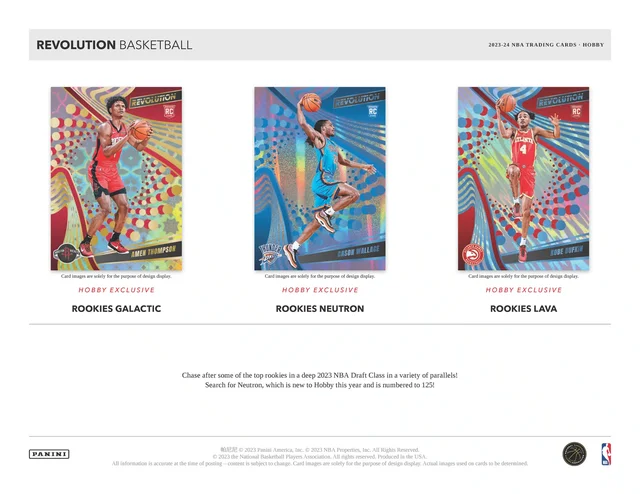 FICHE] 2023-24 PANINI REVOLUTION - Basketball Trading Cards