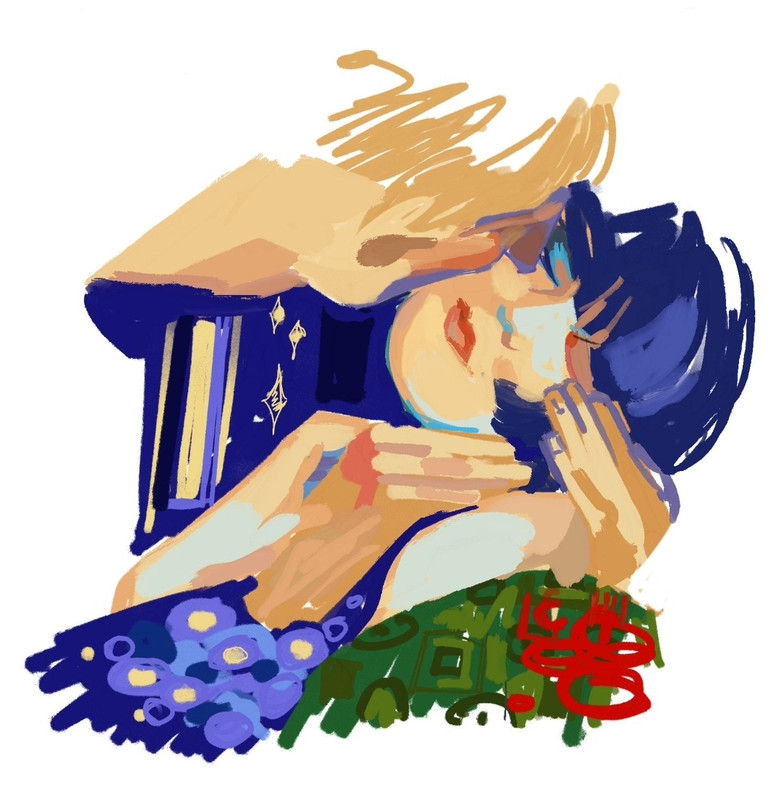 Asakiku ,, art by RevMeOver on Twitter