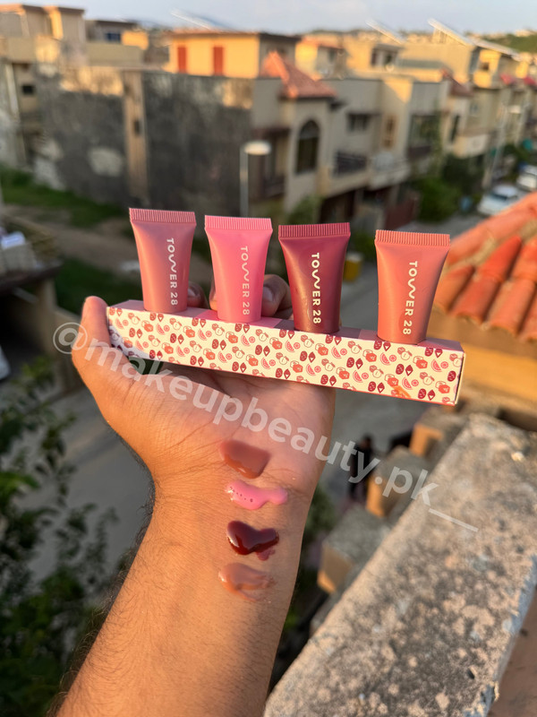 Tower 28 Lip softie Tinted Lip Treatment set Bundle of 4.