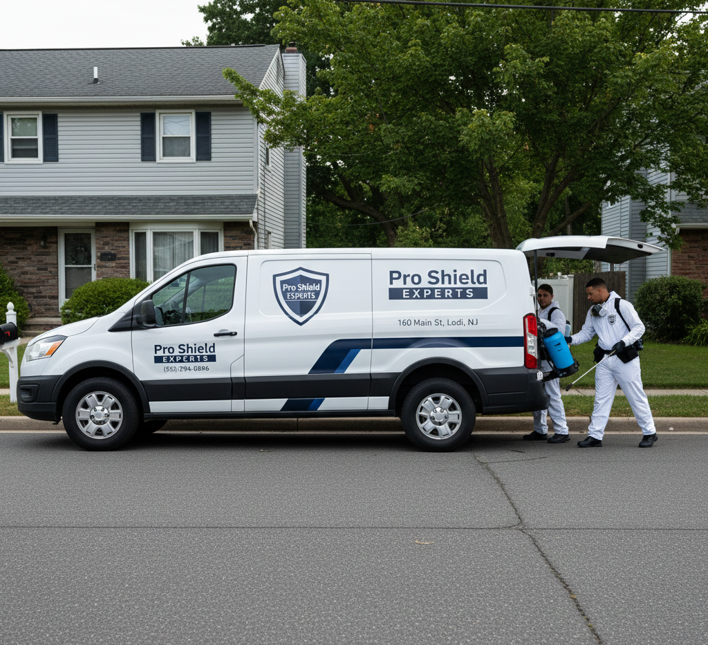 Pro Shield Experts Pest Control Van