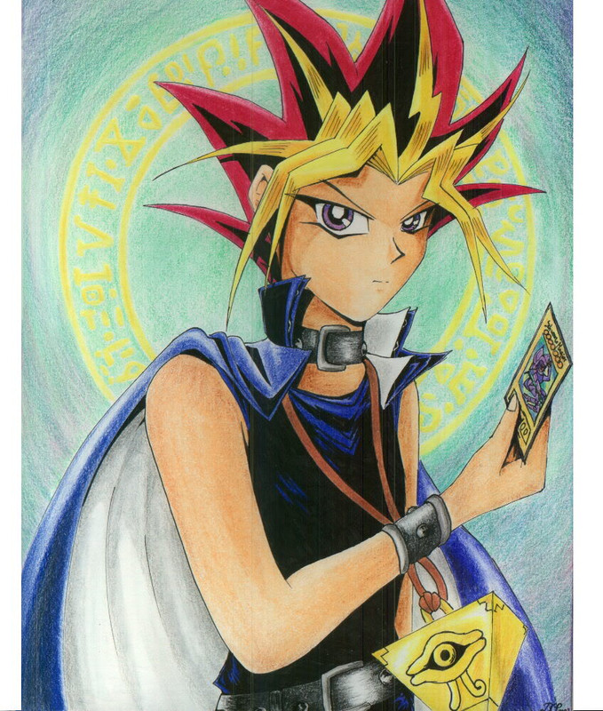 Hình vẽ Atemu (Yami Yugi) bộ YugiOh (vua trò chơi) - Page 2 1_Atemp_101