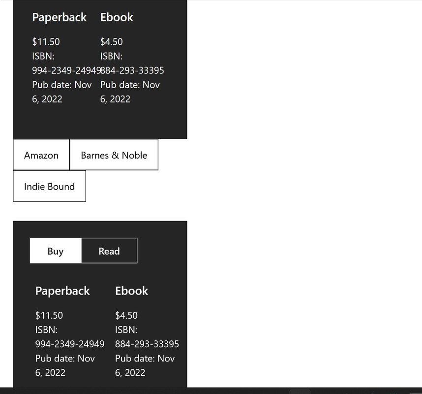 overlapping text