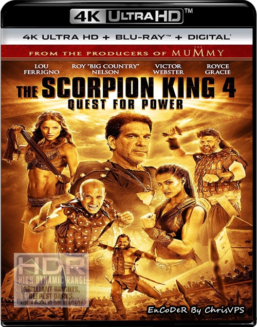 Król Skorpion 4: Utracony tron / The Scorpion King 4: Quest for Power (2015) MULTI.HDR.2160p.BDRemux.DTS.HD.MA.AC3-ChrisVPS / LEKTOR i NAPISY