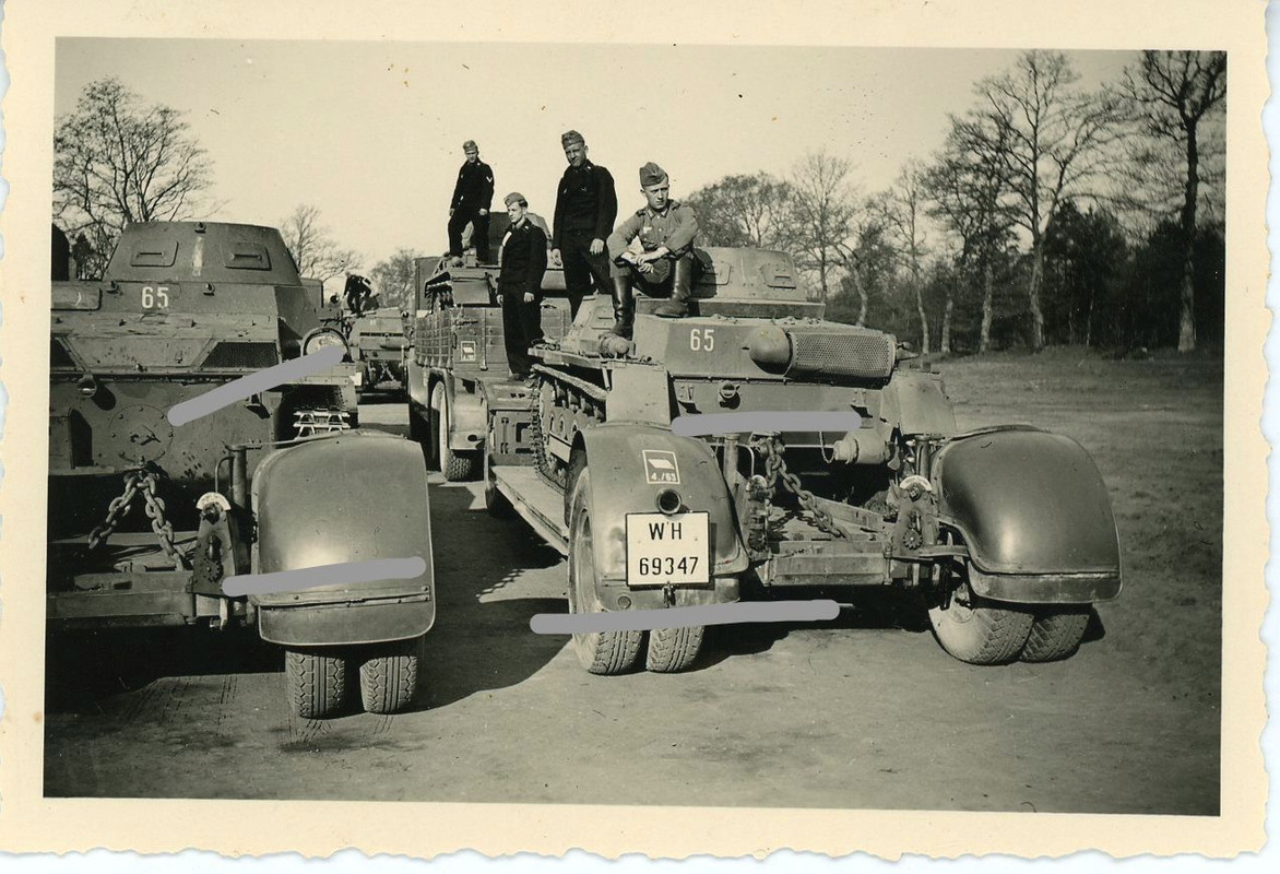 Panzer I Tank 6.Pz.Div. PzAbt 65 Lkw Büssen NAG 
