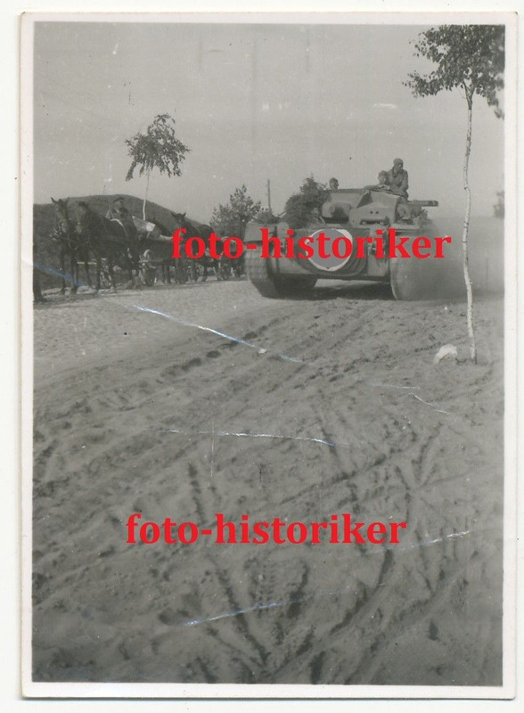 Panzer STUG Sturmgeschütz III Stummel Fliegerkennung Fahrt Osten