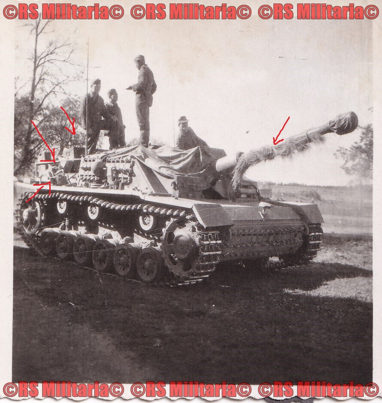 STUG Sturmgeschütz Langrohr mit Rahmenantenne Kommandeurs BefehlsPanzer HAMMER