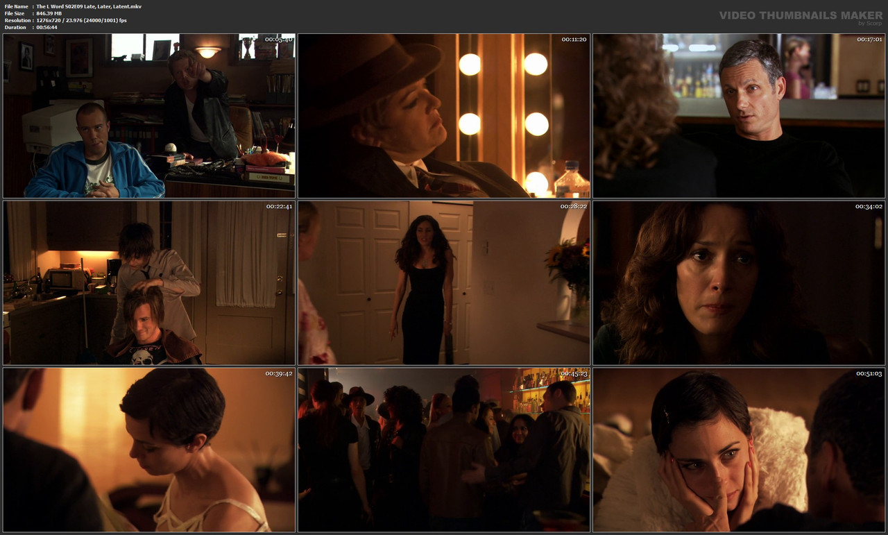The L Word S02E09 Late, Later, Latent.mkv