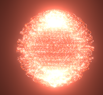 Morphing Particles CSS animation
