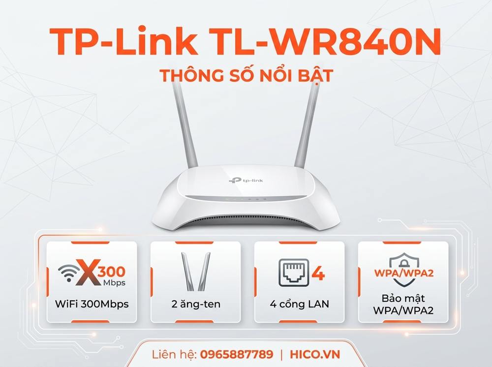 Chi tiết tính năng Router TP-Link TL-WR840N