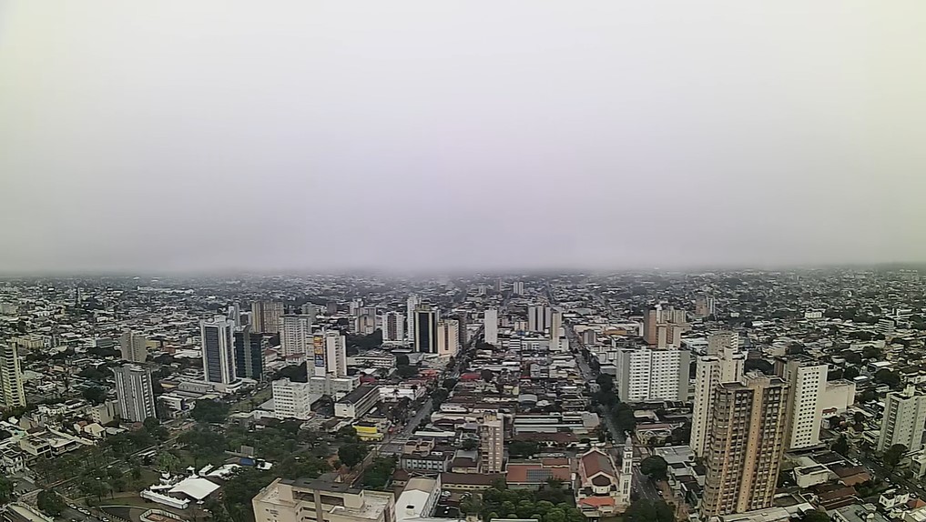 Campo Grande nesta manhã de quinta-feira