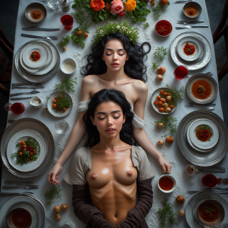 Garden wedding Black hear dream to be eaten 0 12