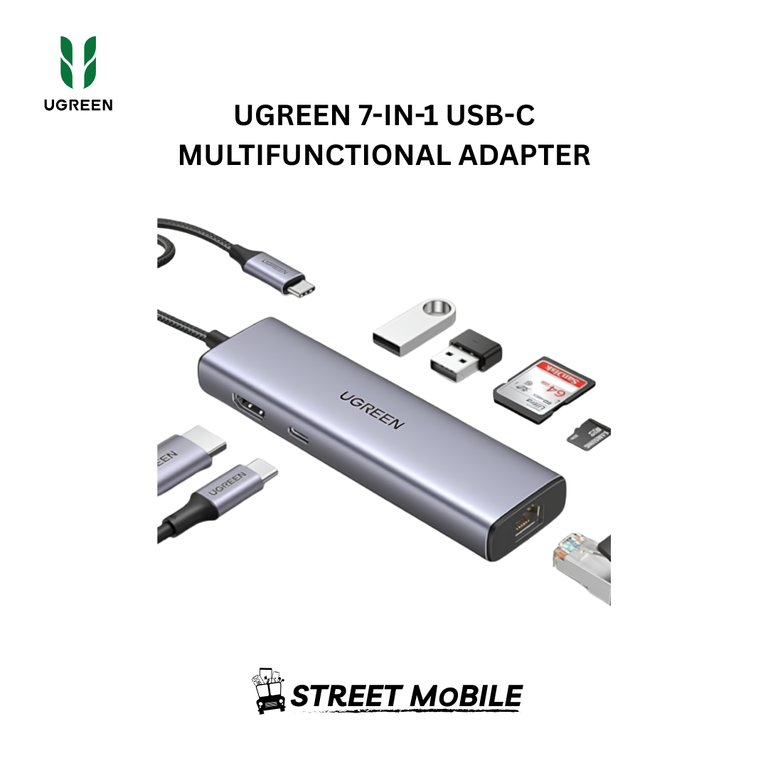 UGREEN 7 IN 1 USB-C MULTIFUNCTIONAL ADAPTER