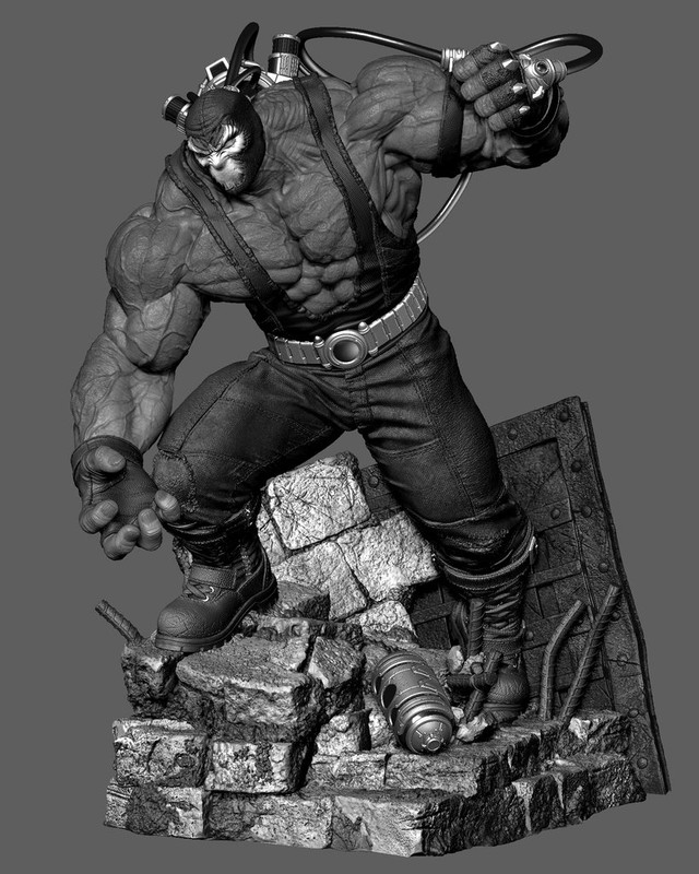 Premium Collectibles : Bane Classic 1/4 Statue  6