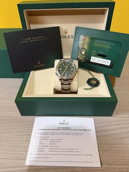 New addition to the collection: 134300 Green! - Rolex Forums