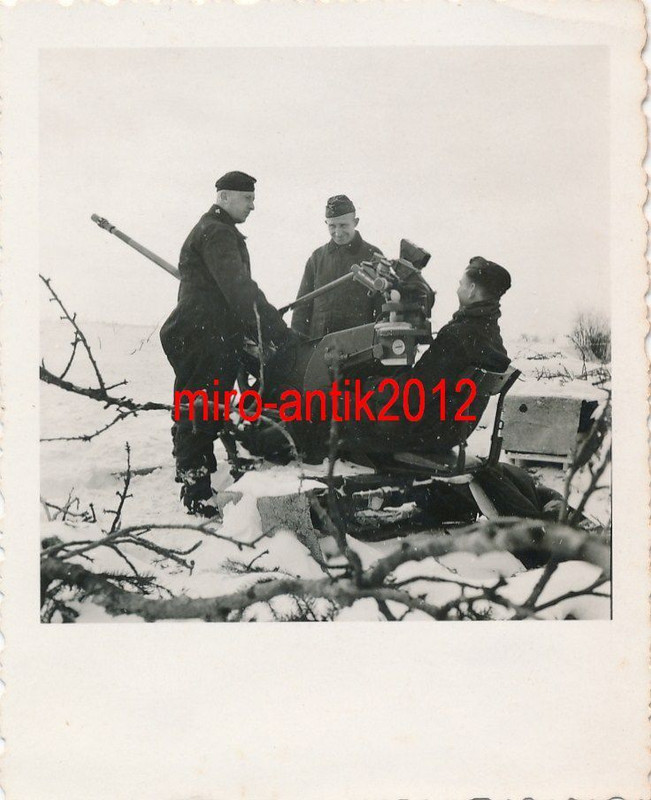 Foto, Flak Regiment 411, Stralsund bis Russland, 2 cm Flak, Niederwürzbach, 01