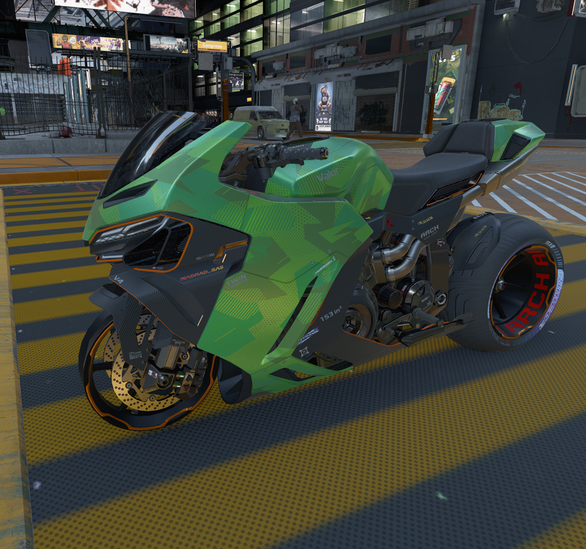 Bikes of the Dark Future --- Arch V4 at Cyberpunk 2077 Nexus