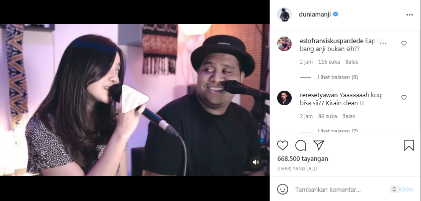 Unggahan terakhir Anji Manji jadi sorotan