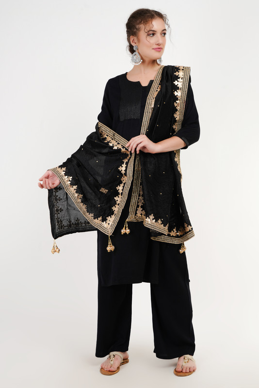 Sciarpa stola Way2Like Art seta Dupatta dolce Arif design sciarpe hijab designer - Foto 16 di 45