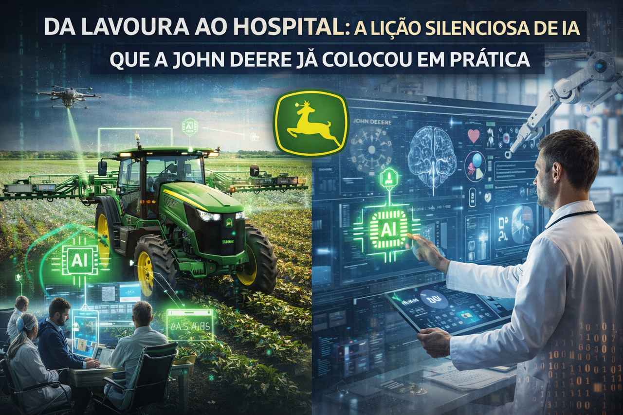 Da lavoura ao hospital: a lição silenciosa de IA que a John Deere já colocou em prática