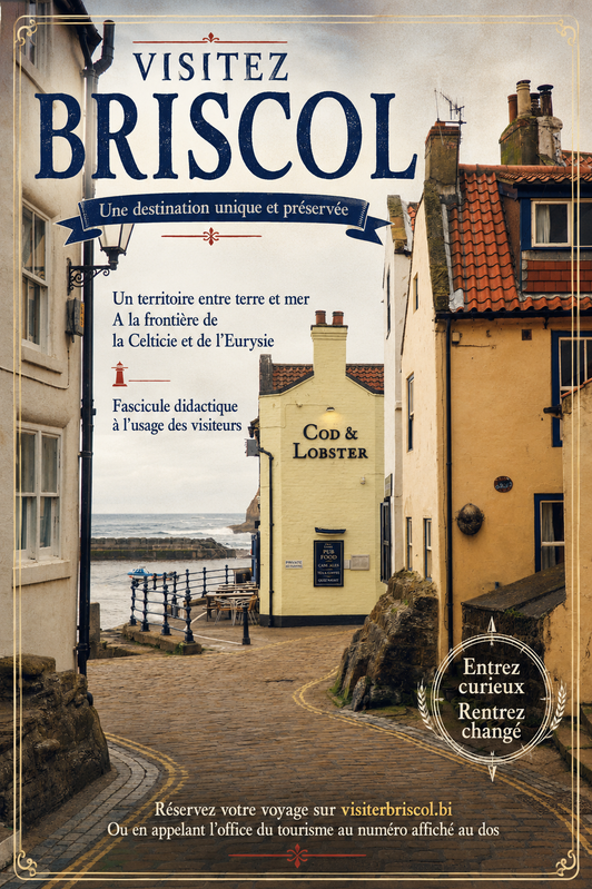 Le petit fascicule à l'usage des visiteurs est une initiative du gouvernement briscolian afin d'encourager, faciliter et développer le tourisme au sein du Potentat. Le fascicule intègre une présentation rapide du pays et des lieux d'intérêt, des astuces et bons plans, des informations utiles comme le taux de change, les transports publics, la location de véhicule ainsi que des témoignages et une revue rapide de l'histoire du pays. Il rappelle également les règles de sécurité et les bonnes attitudes à adopter afin de ne pas causer de trouble ou risquer de se retrouver en difficultés lors de son séjour.