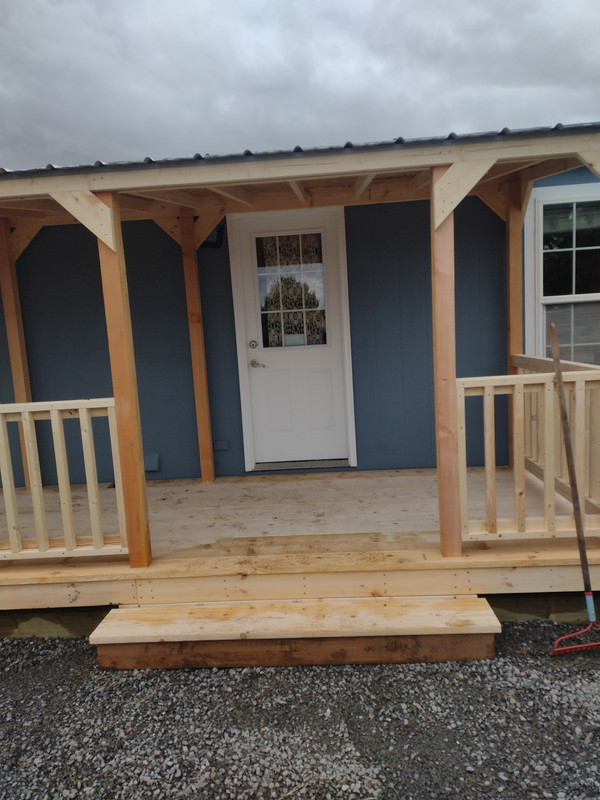 New front entry and porch