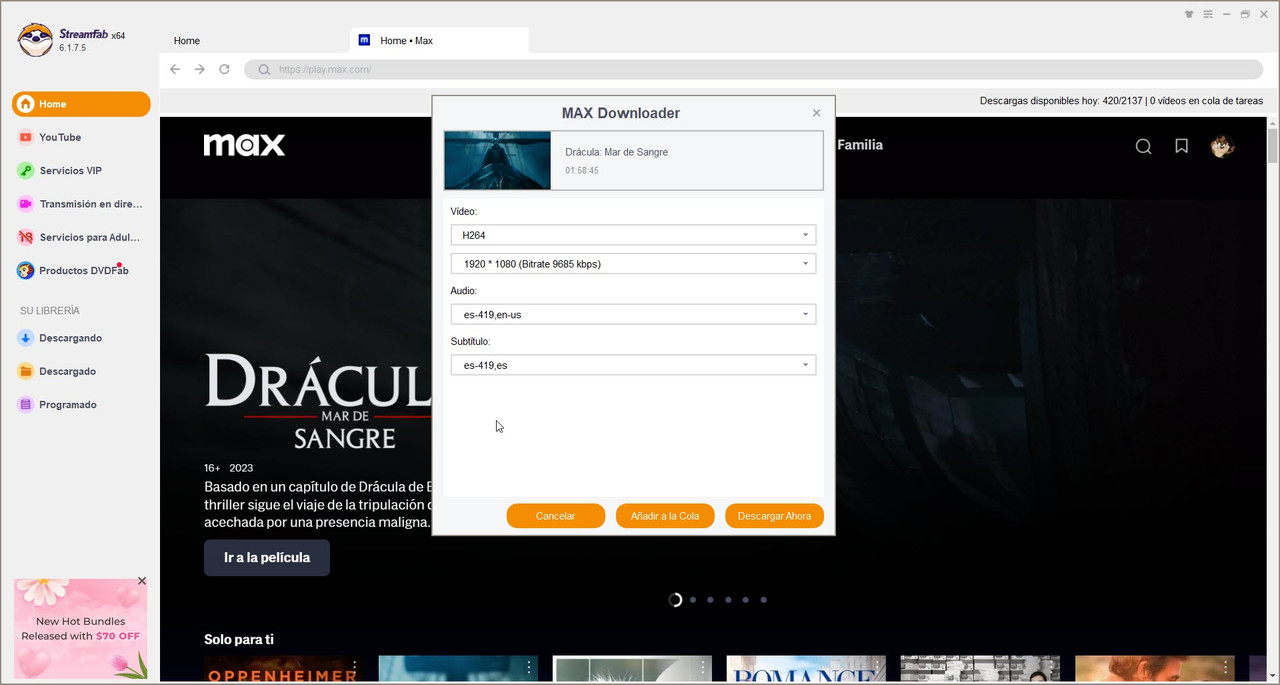 DVDFab StreamFab v6.1.7.5 [Multilenguaje (Español)][Descarga videos de Prime Video, Netflix, Disn... 26-04-2024-13-21-22