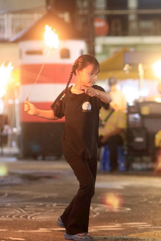 Michi — Phoenix Fire Team performer in Krabi