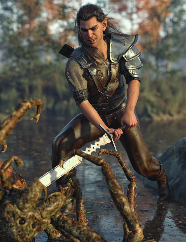 Elf Warrior Outfit Genesis 8 and 8.1 Males Elf Warrior Outfit Genesis 8 and 8.1 Males