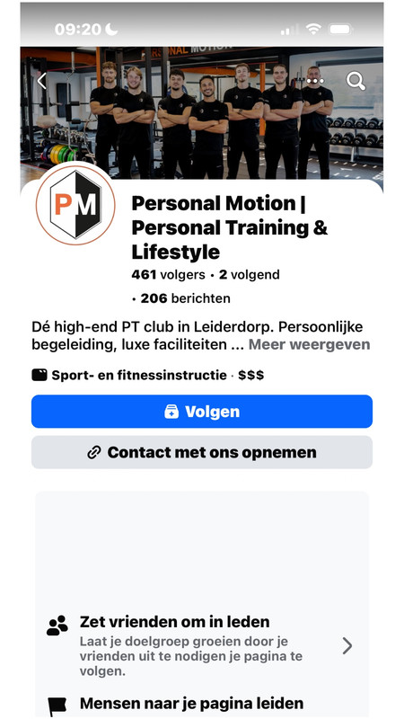 Personal Motion Facebook