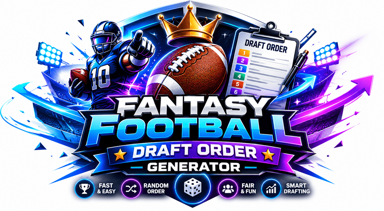 Fantasy Football Draft Order Generator 2026 free randomizer tool