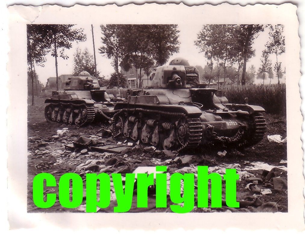 Panzer Frankreich Französicher Reanult R35 Tarna