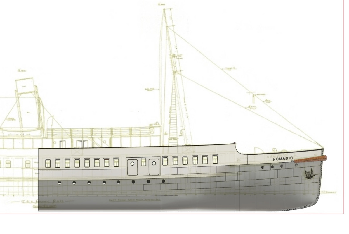 SS Nomadic, Titanic's Little Sister - 1/200 - 3D (Design) - Work in  Progress - Maritime - Britmodeller.com