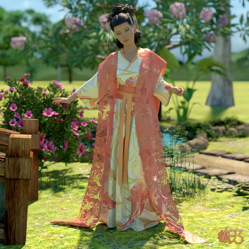 a93 - dForce Fantasy Hanfu for G8F