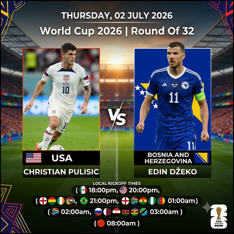 3 USA  🆚 Bosnia